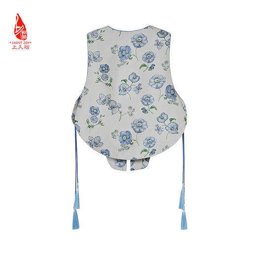 SAINTJOY/上久楷女式宋锦马甲 雾里添花 CY1044207020 商品图1