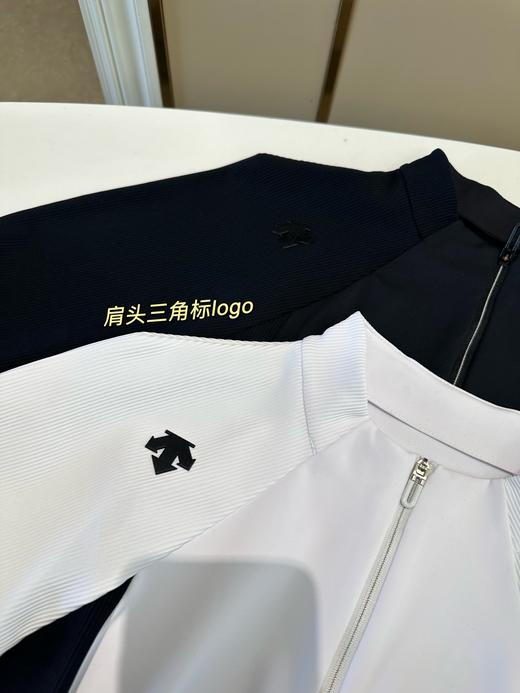 点此购买 迪桑特春秋季女士半拉链高弹长袖针织衫 qk 308531 商品图10