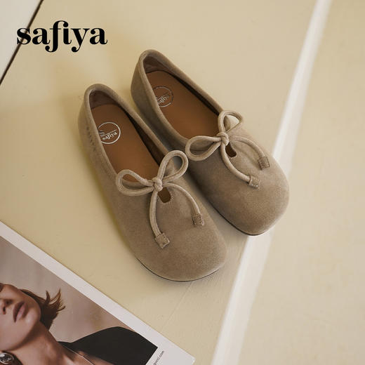 预售10天发|Safiya/索菲娅2025咖啡庄园复古软底休闲外穿舒适勃肯鞋SFD1112414 商品图0