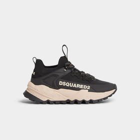 DSQUARED2 女士字母徽标印花休闲运动鞋 黑色 SNW0269 59207967 M063