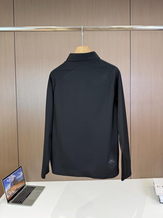 点此购买 迪桑特DUALIS都市通勤春秋季简约轻薄男款长袖POLO衫 ly 308502 商品图11