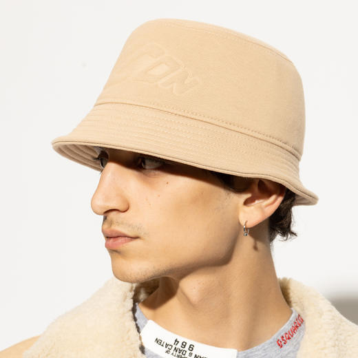DSQUARED2 男士徽标压花渔夫帽 卡其色 HAM0074 16707979 5130 商品图3