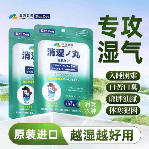 三浦制药DonCoo消湿丸调理脾胃去湿排寒气祛湿丸日本进口H 商品图0