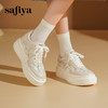 预售10天发|Safiya/索菲娅2025甜美蕾丝千金风透气百搭厚底增高小白鞋 SFD1112180 商品缩略图7