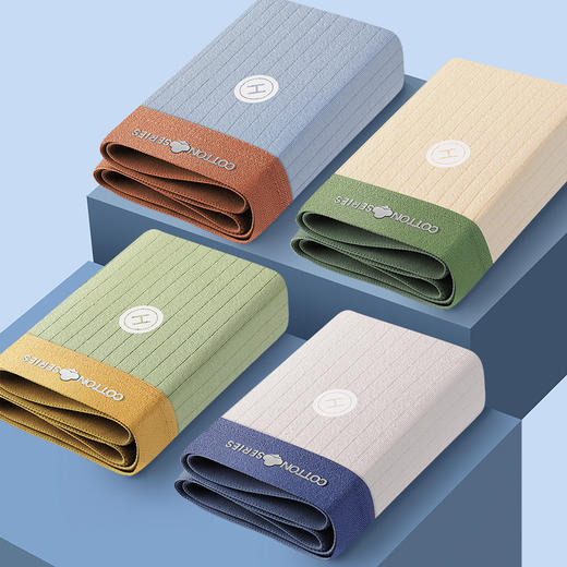 纯棉男士内裤舒适纯棉平底裤青少年男式内裤透气抗菌四角裤衩批发 商品图2