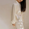 花影玉簪】金三塔新品重磅真丝睡衣女100%桑蚕丝印花衣裤套睡裙家居服  YSFFA302+YSFFA202 商品缩略图1