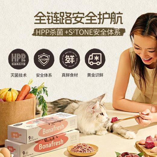 识鲜生全价猫用生骨肉块鸡肉鸭肉 75g*9/盒 商品图1