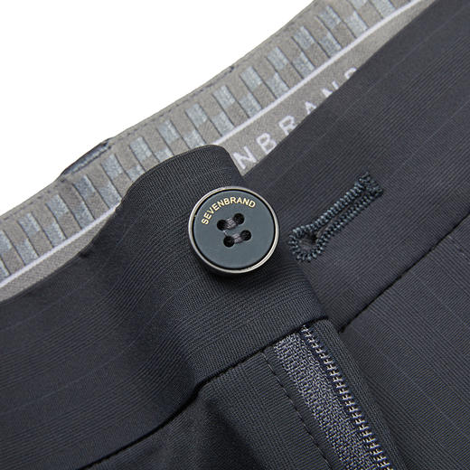 【商场同款】柒牌锦氨弹力休闲裤春夏新品时尚条纹斜插袋男士长裤726H70700 商品图4