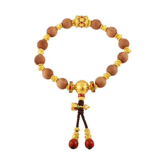 慧光文殊菩萨 足金古法金手链 黄金中国风项链时光臻藏系列【按克计价黄金2】MEMORA诗普琳GB297501 商品图13