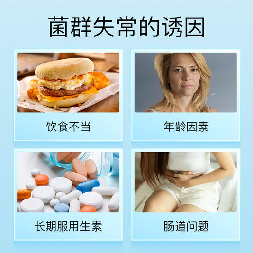 herbsense肠胃益生菌成年大人益生元呵护肠道冻干粉罗伊氏乳杆菌 商品图2