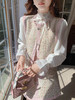 张心子【馥郁佳人】高级感系带荷叶边衬衫上衣 U2501036 商品缩略图11