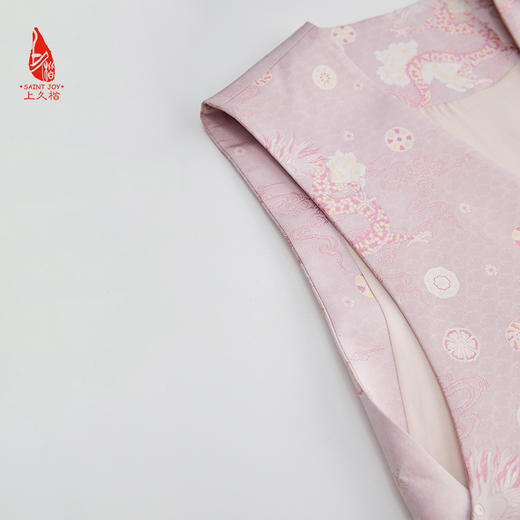SAINTJOY/上久楷女式宋锦马甲 龙行龘龘 CY1044207034 商品图3