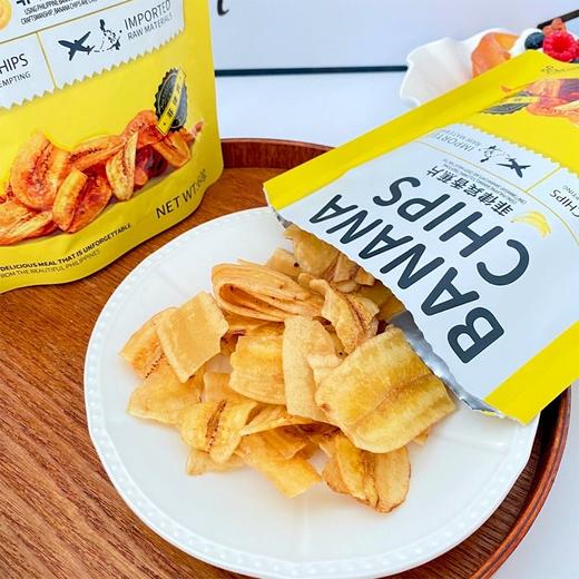 【道吉草】菲律宾进口 道吉草焦糖味香蕉脆片60g/袋 水果干办公室小吃休闲零食 商品图4