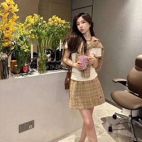 ROMI STUDIO“春夏必备” 气质百搭设计感衬衣短裙套装 T3171/K3172