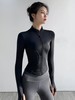 瑜伽服修身女长袖速干衣运动外套网红健身服跑步瑜伽运动外套 商品缩略图1