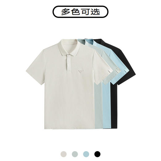 GXG男装 速干商务休闲polo衫男士简约小标polo短袖t恤 季热卖 商品图3