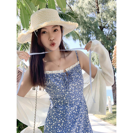 【169元任选2件】最后一波现货！系带领口吊带连衣裙 商品图1