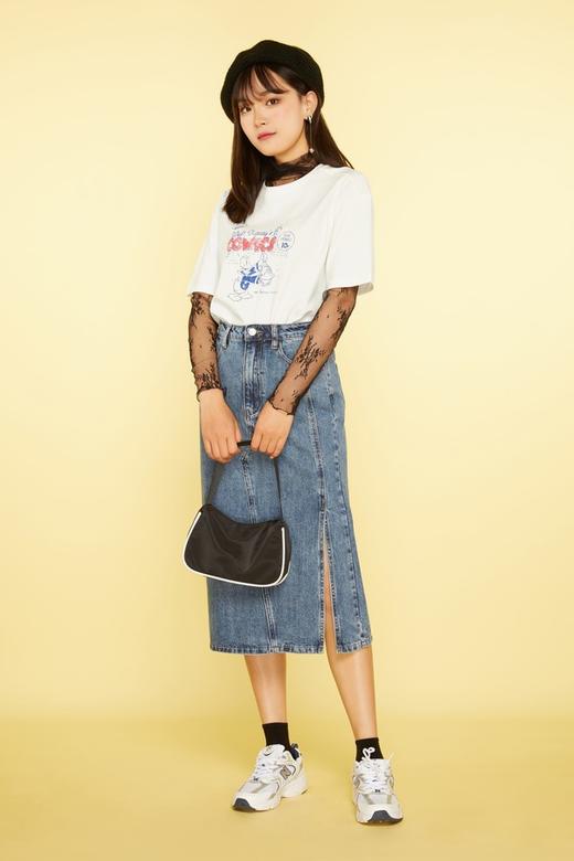 Stay2Weeks 水洗蓝色牛仔半裙 11413 商品图1