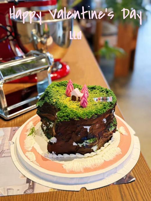 爱情岛屿·奶油霜微景观蛋糕 商品图1