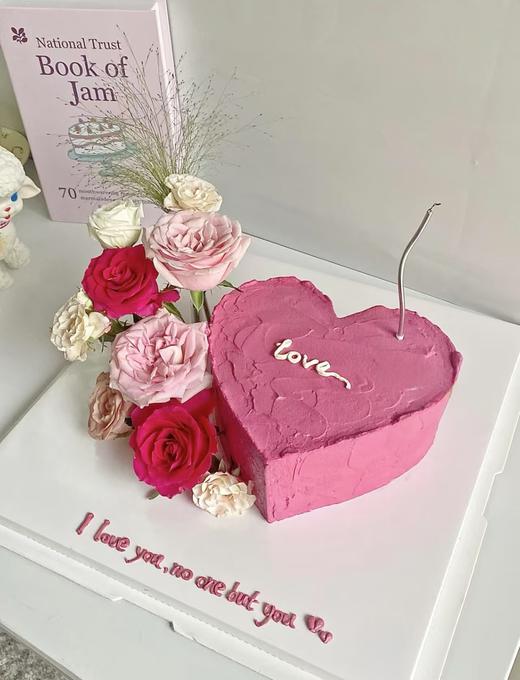 爱心鲜花蛋糕 商品图0