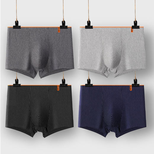 纯棉男士内裤青少年透气平角裤男运动大码四角裤男生中腰内裤批发 商品图2