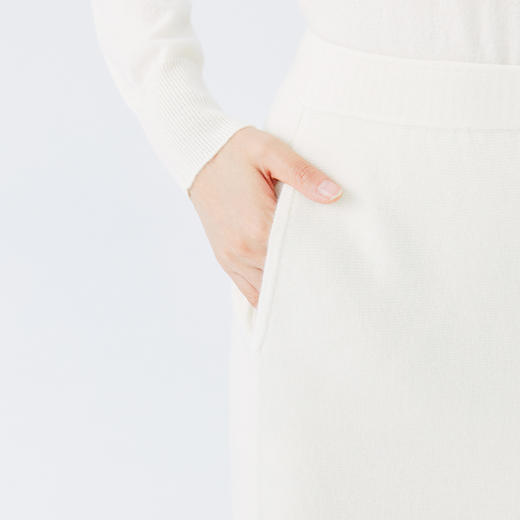 东黎 • 秀场同款 山羊绒女士春季气质不规则半身裙 4361 商品图6