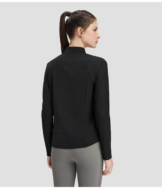 点此购买 迪桑特春秋季女士半拉链高弹长袖针织衫 qk 308531 商品图4