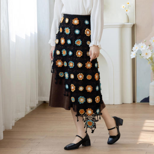 苏苏姐家漫花三角披肩手工DIY编织钩针马海毛线团自制材料包 商品图3