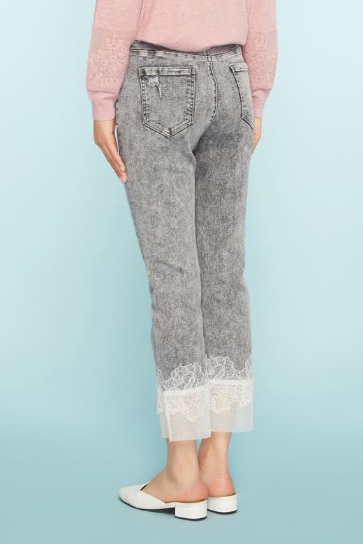 ANSUABEL 蕾丝拼接牛仔裤 11458 商品图2