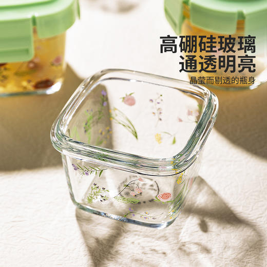 摩登主妇小枝荨密封罐小玻璃瓶食品级保鲜盒零食储存罐燕窝分装瓶 商品图1