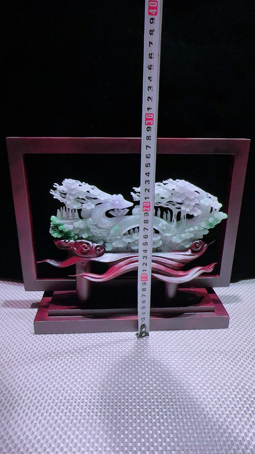 620831翡翠摆件【鹿鸣蝉音】 商品图1