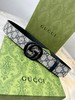 GU 奇腰带 光面平纹牛皮🐂 专属定制真空电镀亮面五金 ,😍时尚出行 🎁配专柜全套包装，宽：4cm💰 商品缩略图2