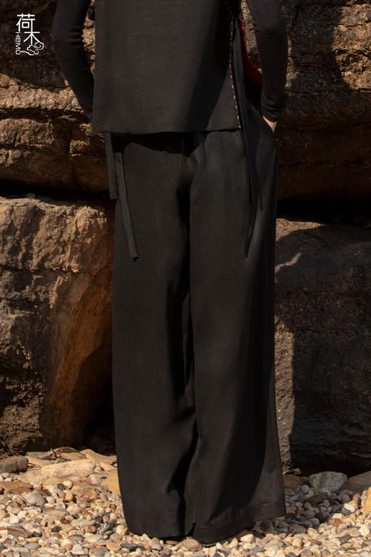荷木HEMU丨墨寻·宽腿裤 商品图3
