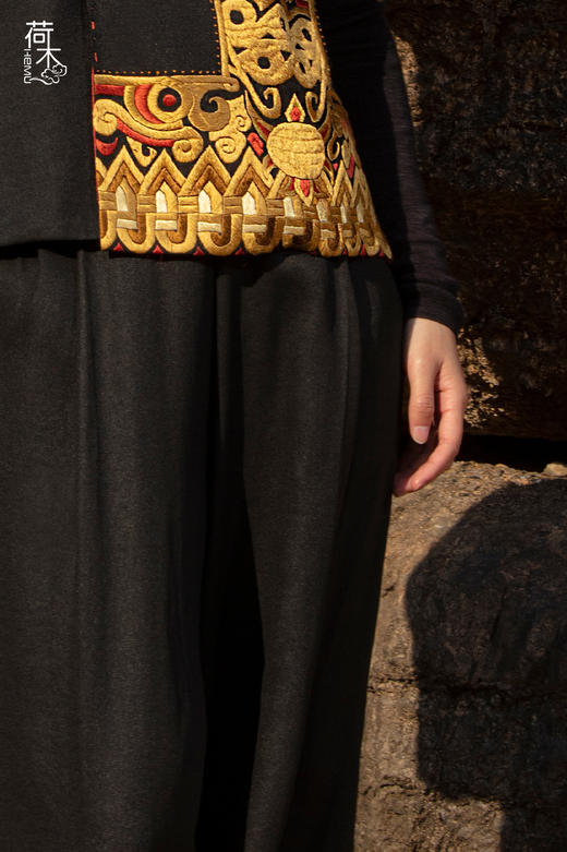 荷木HEMU丨墨寻·宽腿裤 商品图1