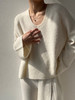 ZAANLI｜ZN10017 绵白色 云感羊绒羊毛水滴领针织上衣 商品缩略图6