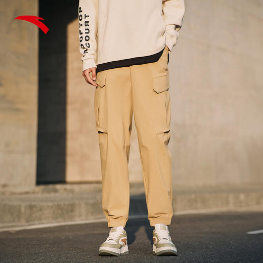 安踏休闲长裤男士新款宽松束脚裤潮流百搭工装裤子152518516 商品图1