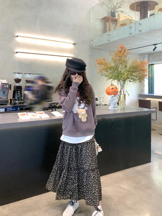 【179元任选2件】最后一波现货！圆领加绒卫衣 加绒半身裙 商品图7