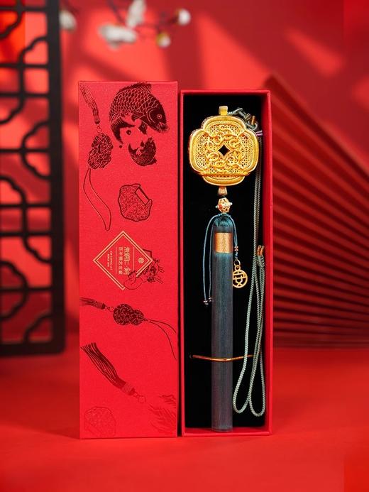 朱炳仁铜 花丝 挂件 伴手礼生日礼物 配饰 产品名称：四方来财 商品图4