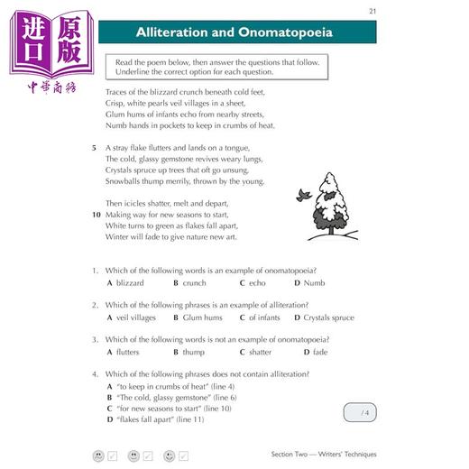 【中商原版】英国CGP 11+GL英语阅读理解练习册评估测试8-9岁附在线版English Comprehension Practice Book Assessment Tests 商品图3