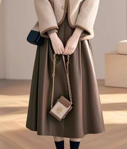 裁缝学苑AS419新款一整套小香风外套上衣女装两件套装裙纸样裁剪样板 商品图3