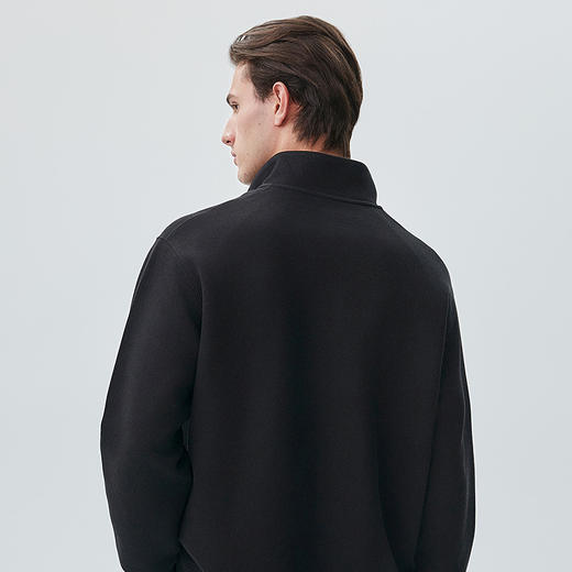 棉仓362808004-五明治太空棉立领半开襟运动卫衣 商品图2