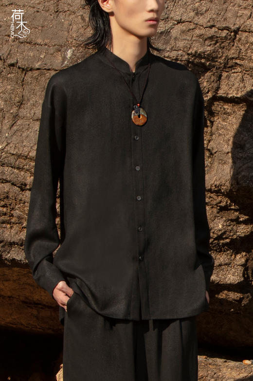 荷木HEMU丨[MEN]墨寻·长袖衬衫 商品图4