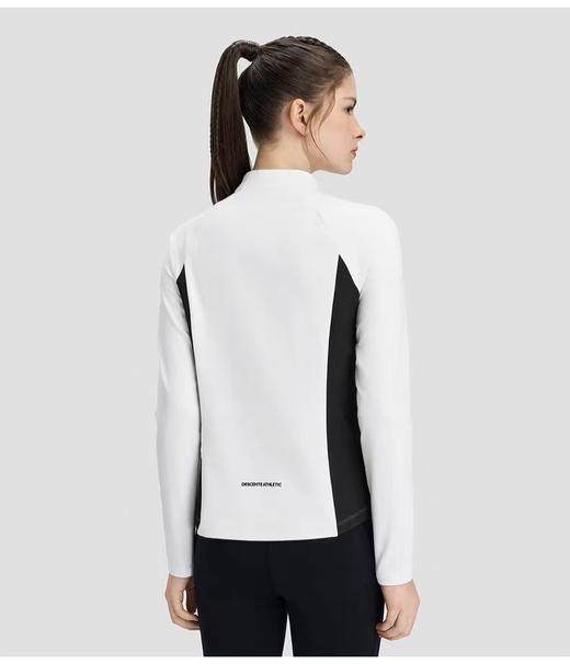 点此购买 迪桑特春秋季女士半拉链高弹长袖针织衫 qk 308531 商品图5