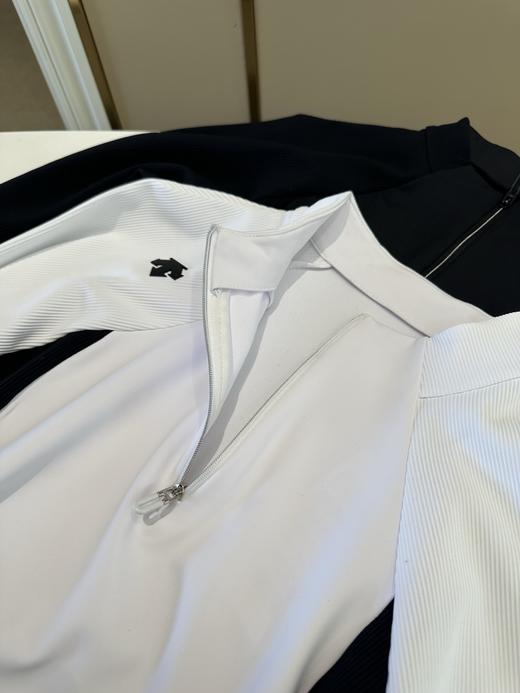 点此购买 迪桑特春秋季女士半拉链高弹长袖针织衫 qk 308531 商品图11