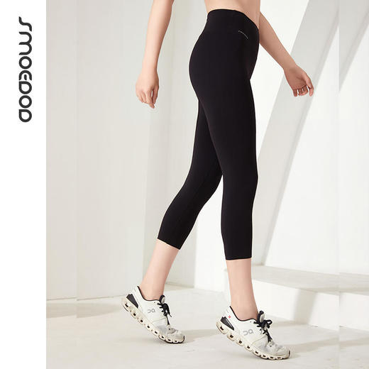 2025春夏SMOEDOD/水沐伊朵高弹七分瑜伽裤后腰口袋莱卡耐磨舒适透气修身显瘦6626 商品图3