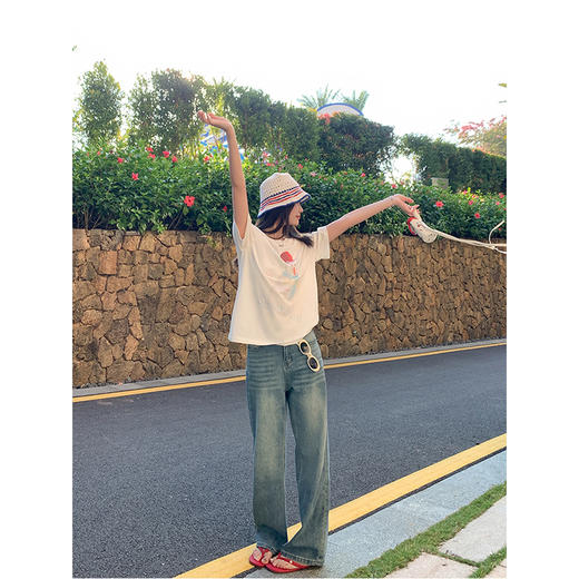 <曾小咸推荐>雪人印花短袖T 日常119.99/件 立减50 秒杀69.99/件！！ 商品图1