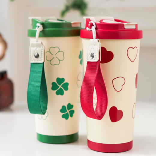 316L不锈钢保温暖心杯大容量咖啡杯 商品图5