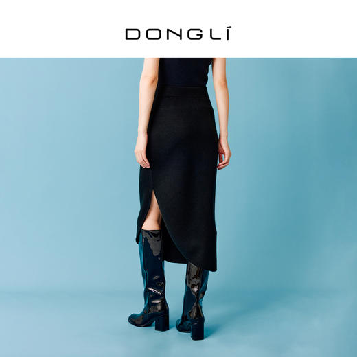 东黎 • 秀场同款 山羊绒女士春季气质不规则半身裙 4361 商品图5