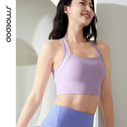2025春夏SMOEDOD/水沐伊朵蝴蝶美背可插胸垫瑜伽健身稳定收副乳挂脖交叉设计50188 商品图2