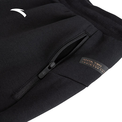 【S/M/L断码】安踏运动长裤女新款针织卫裤健身跑步黑色运动裤子162517312【无货退款，介意勿拍】 商品图3